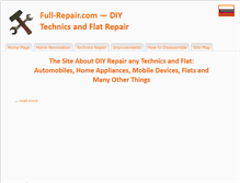 Tablet Screenshot of full-repair.com